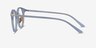 Buho Light Blue AcetateEyeglass Frames from EyeBuyDirect, Side View
