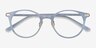 Buho Light Blue AcetateEyeglass Frames from EyeBuyDirect, Closed View
