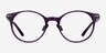 Buho Purple AcetateEyeglass Frames from EyeBuyDirect, Front View