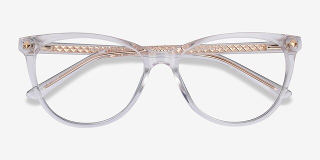 Leonie Clear AcetateEyeglass Frames from EyeBuyDirect, Closed View