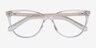 Leonie Clear AcetateEyeglass Frames from EyeBuyDirect, Closed View