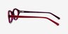 Passion Raspberry & Purple AcetateEyeglass Frames from EyeBuyDirect, Side View