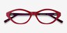 Passion Raspberry & Purple AcetateEyeglass Frames from EyeBuyDirect, Closed View