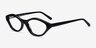 Passion Black AcetateEyeglass Frames from EyeBuyDirect, Angle View