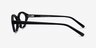 Passion Black AcetateEyeglass Frames from EyeBuyDirect, Side View