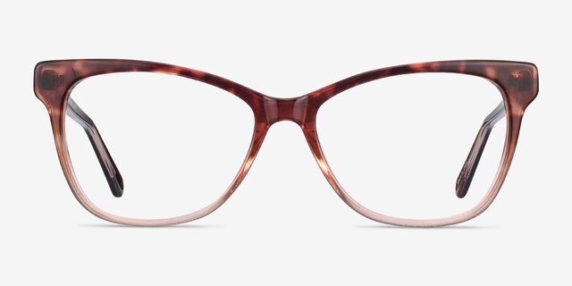Rosalie Orange AcetateEyeglass Frames from EyeBuyDirect, Front View