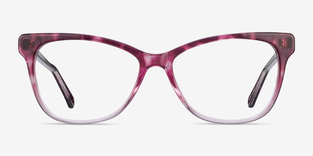 Rosalie Pink AcetateEyeglass Frames from EyeBuyDirect, Front View