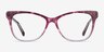 Rosalie Pink AcetateEyeglass Frames from EyeBuyDirect, Front View