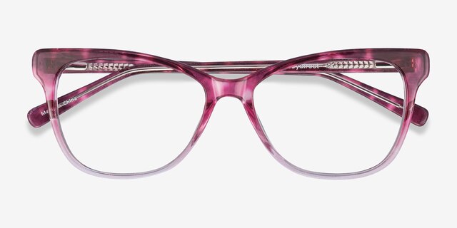 Rosalie Pink AcetateEyeglass Frames from EyeBuyDirect, Closed View