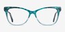 Rosalie Blue AcetateEyeglass Frames from EyeBuyDirect, Front View