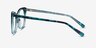 Rosalie Blue AcetateEyeglass Frames from EyeBuyDirect, Side View