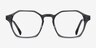 Orchid Gray AcetateEyeglass Frames from EyeBuyDirect, Front View