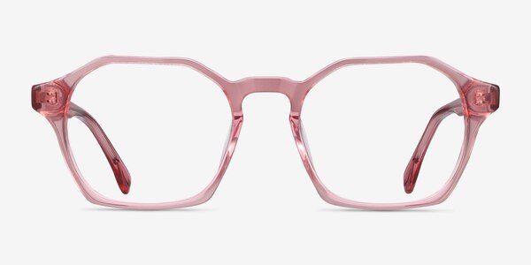 Orchid Clear Pink Acetate Eyeglass Frames