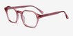 Orchid Clear Pink AcetateEyeglass Frames from EyeBuyDirect, Angle View