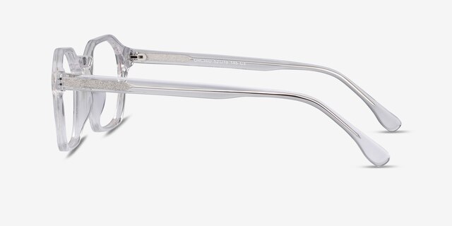 Orchid Clear AcetateEyeglass Frames from EyeBuyDirect, Side View