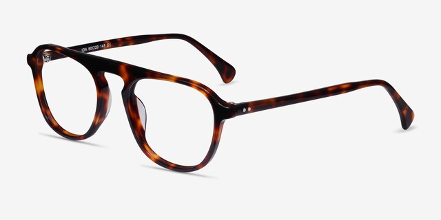 Ida Tortoise AcetateEyeglass Frames from EyeBuyDirect, Angle View