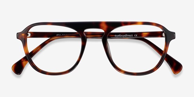 Ida Tortoise AcetateEyeglass Frames from EyeBuyDirect, Closed View