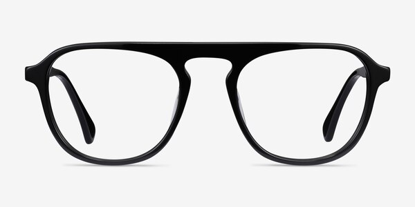 Ida Black Acetate Eyeglass Frames