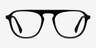 Ida Black AcetateEyeglass Frames from EyeBuyDirect, Front View