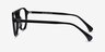 Ida Black AcetateEyeglass Frames from EyeBuyDirect, Side View
