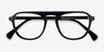 Ida Black AcetateEyeglass Frames from EyeBuyDirect, Closed View