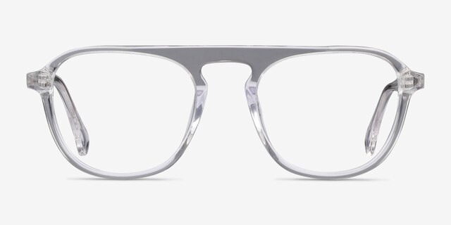 Ida Clear AcetateEyeglass Frames from EyeBuyDirect, Front View