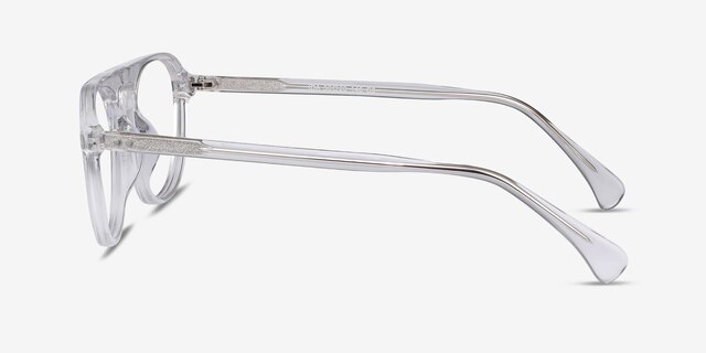 Ida Clear AcetateEyeglass Frames from EyeBuyDirect, Side View