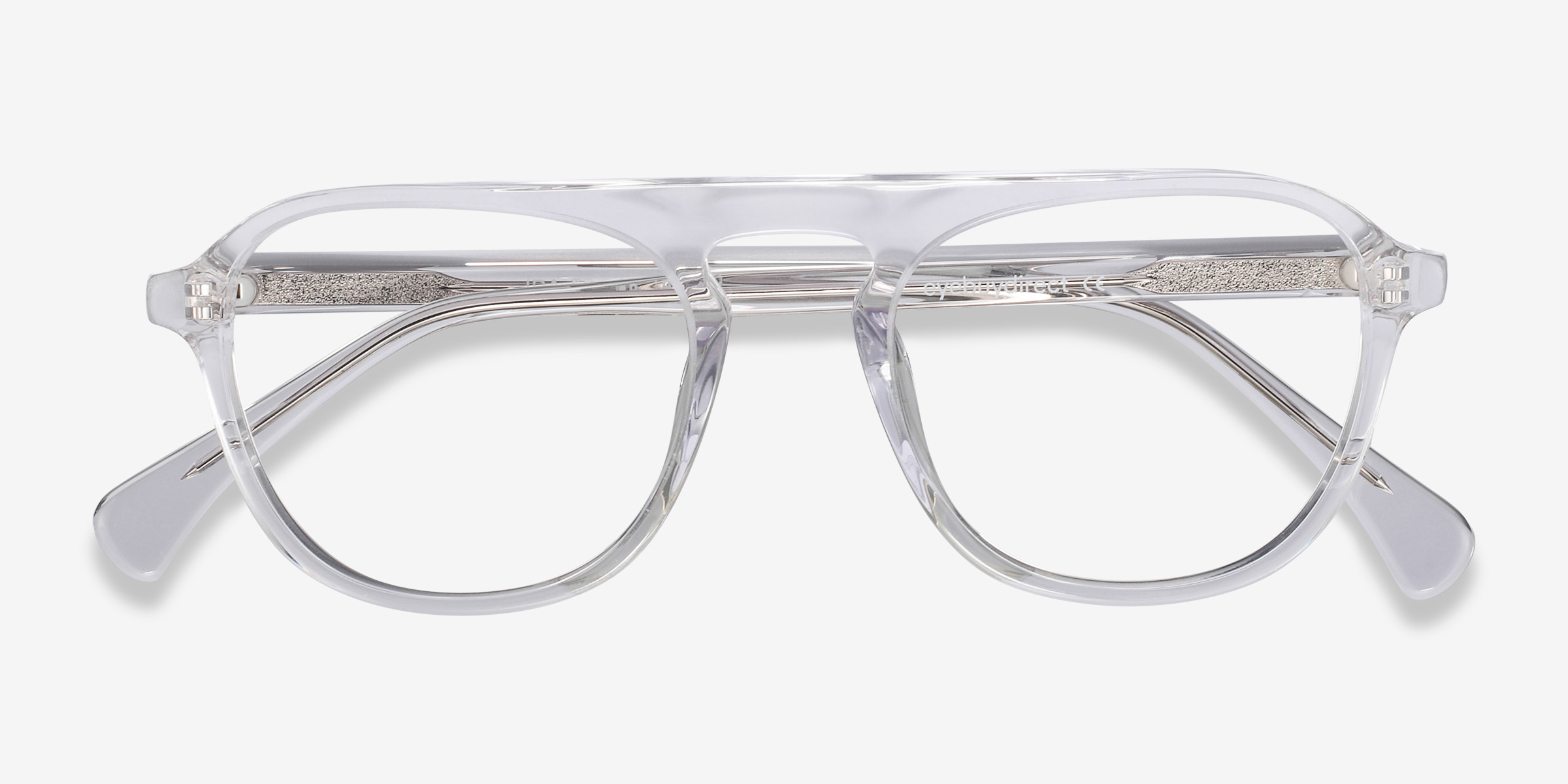 Ida Aviator Clear Full Rim Eyeglasses | Eyebuydirect