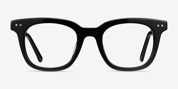 Romy Noir Acétate Montures de lunettes de vue