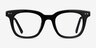 Romy Black AcetateEyeglass Frames from EyeBuyDirect, Front View