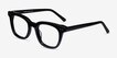 Romy Black AcetateEyeglass Frames from EyeBuyDirect, Angle View