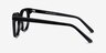 Romy Black AcetateEyeglass Frames from EyeBuyDirect, Side View