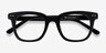 Romy Black AcetateEyeglass Frames from EyeBuyDirect, Closed View