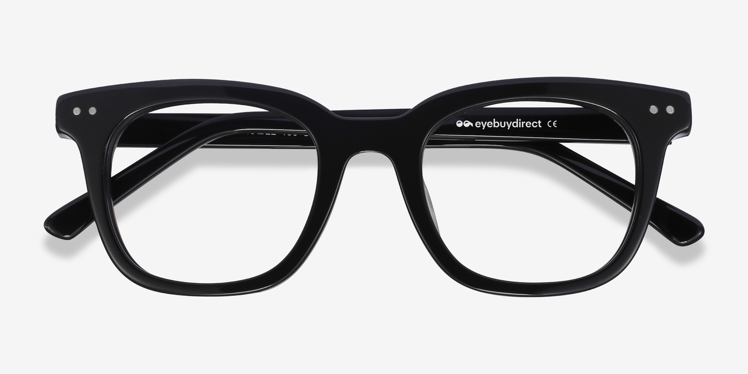 Romy Square Black Full Rim Eyeglasses Eyebuydirect