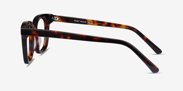 Romy Tortoise AcetateEyeglass Frames from EyeBuyDirect, Side View