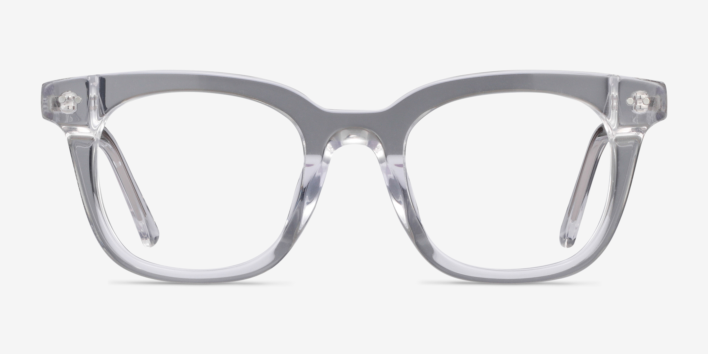 Romy Square Clear Full Rim Eyeglasses | Eyebuydirect