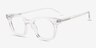 Romy Transparent AcétateMontures de lunettes de vue d'EyeBuyDirect, Vue d'Angle