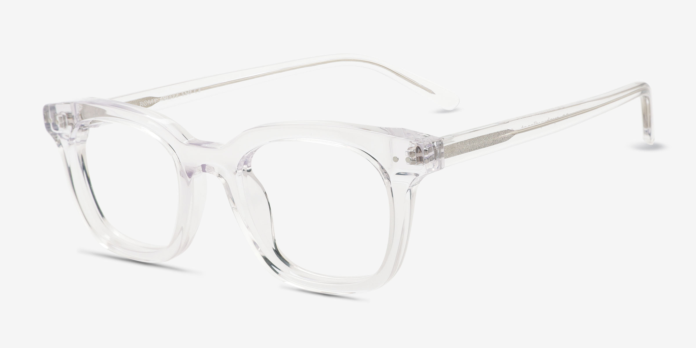 Romy Square Clear Full Rim Eyeglasses Eyebuydirect Canada