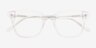 Romy Transparent AcétateMontures de lunettes de vue d'EyeBuyDirect, Vue Rapprochée