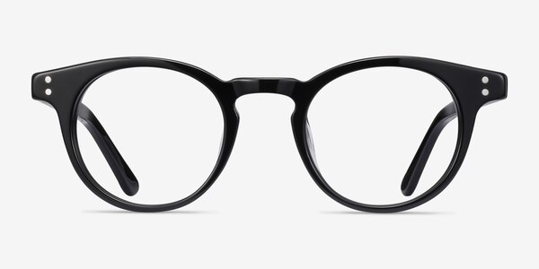 Flora Black Acetate Eyeglass Frames