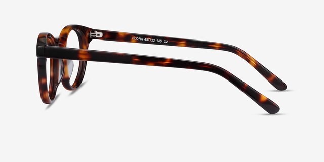Flora Tortoise AcetateEyeglass Frames from EyeBuyDirect, Side View