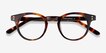 Flora Tortoise AcetateEyeglass Frames from EyeBuyDirect, Closed View