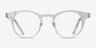 Flora Clear AcetateEyeglass Frames from EyeBuyDirect, Front View