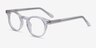 Flora Clear AcetateEyeglass Frames from EyeBuyDirect, Angle View