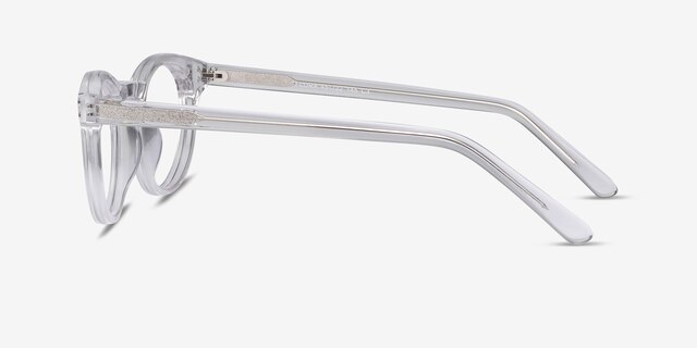 Flora Clear AcetateEyeglass Frames from EyeBuyDirect, Side View