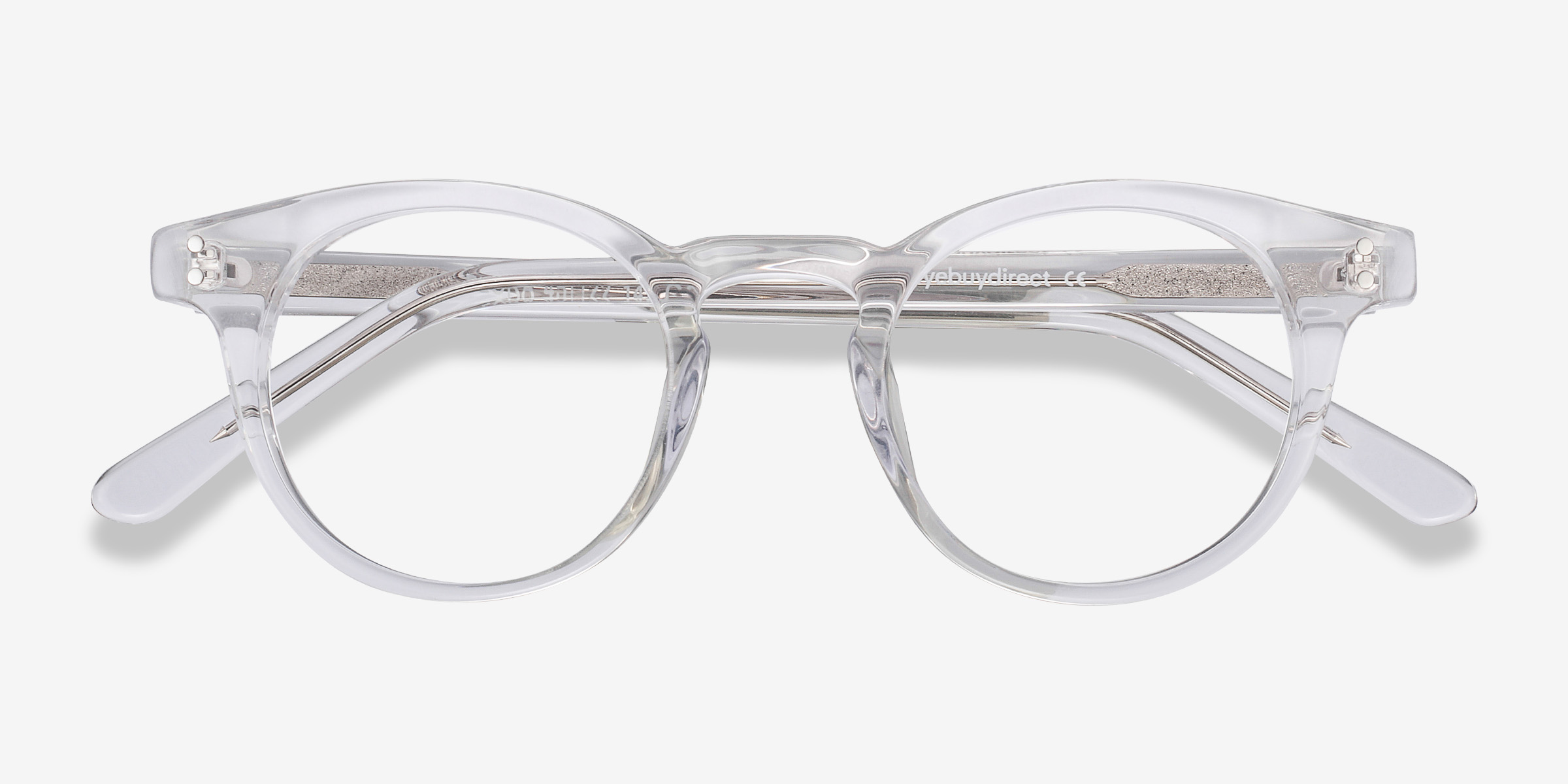 Flora Round Clear Full Rim Eyeglasses | Eyebuydirect