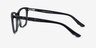 Hedera Black AcetateEyeglass Frames from EyeBuyDirect, Side View