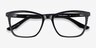 Hedera Black AcetateEyeglass Frames from EyeBuyDirect, Closed View