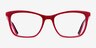 Hedera Raspberry Pink AcetateEyeglass Frames from EyeBuyDirect, Front View