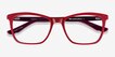 Hedera Raspberry Pink AcetateEyeglass Frames from EyeBuyDirect, Closed View